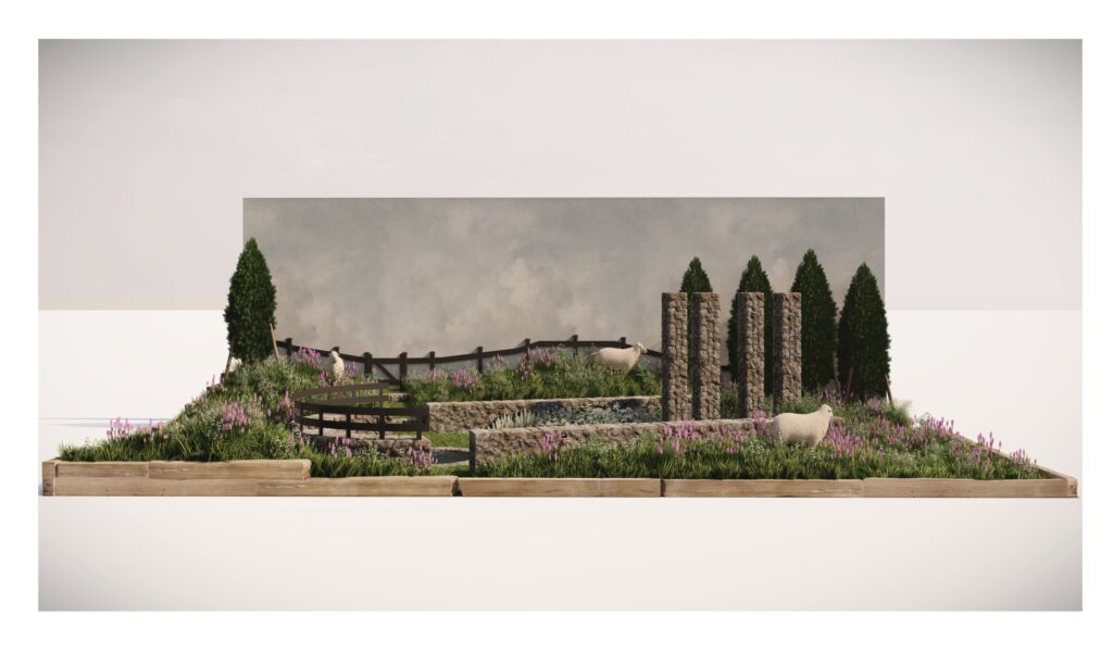 Susan Cohan’s exhibit “Kindred Spirit: Martha Brookes Hutcheson & Merchiston Farm” honors the work of Hutcheson who was a landscape architect more than 100 years ago. Hutcheson championed the use of native plants and blurred the lines between agriculture and gardens.